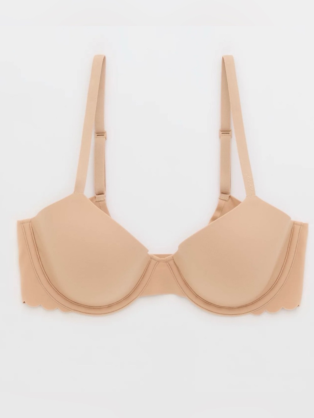NWT Aerie SMOOTHEZ Demi Lightly Lined Bra Sands Nude 36B